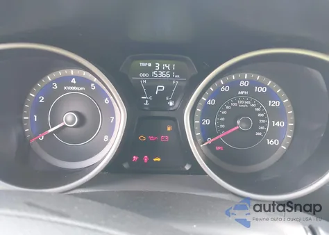 2013 Hyundai Elantra Gls from USA, damaged, VIN KMHDH4AE7DU858457